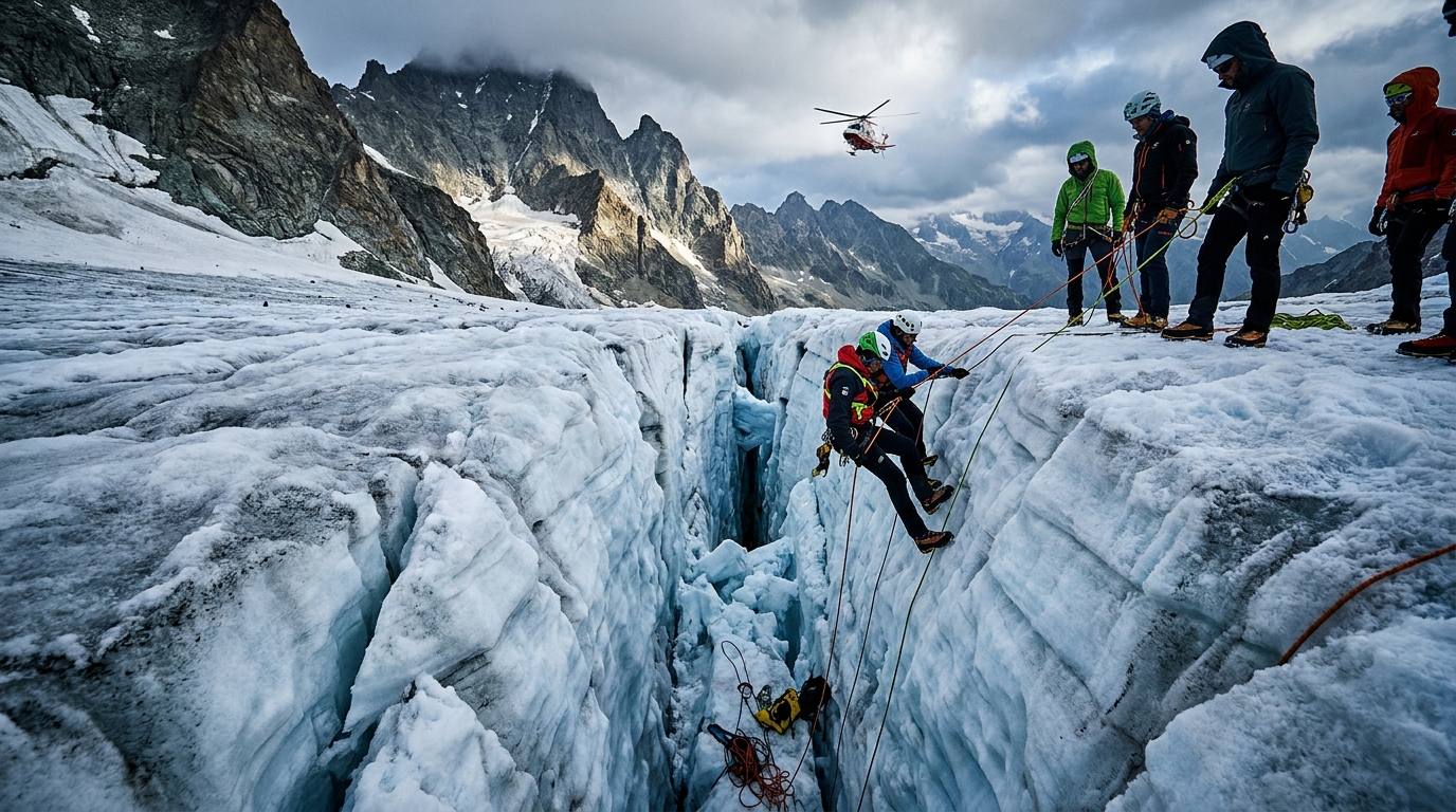 Doi alpiniști români au murit după o cădere de 20 de metri într o crevasă pe Gran Paradiso