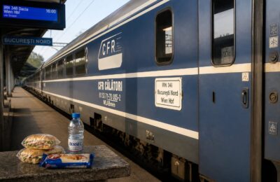 Trenul IRN 346 ajunge la Viena în 16 ore și 53 de minute, cu bilete de la 370 de lei