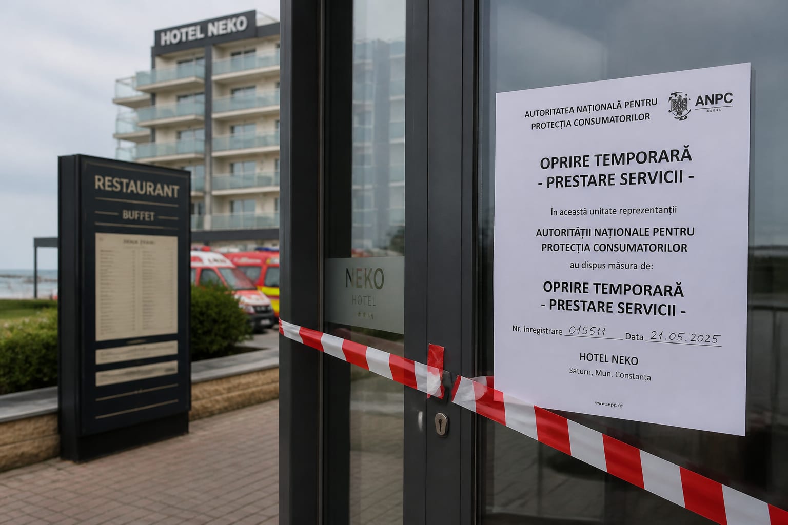 Restaurantul hotelului Neko din Saturn riscă șase luni de suspendare după zeci de toxiinfecții alimentare