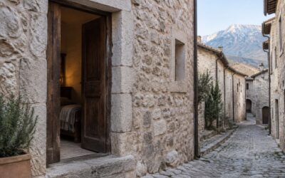 Daniele Kihlgren a transformat casele părăsite ale unui sat din Abruzzo într-un hotel cunoscut în întreaga lume
